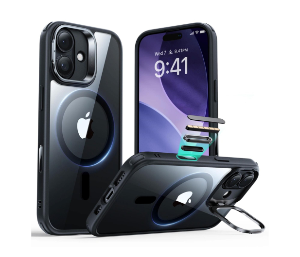 ESR Classic Hybrid Kickstand Magsafe do Iphone 17 Clear/Black - 1359747 - zdjęcie